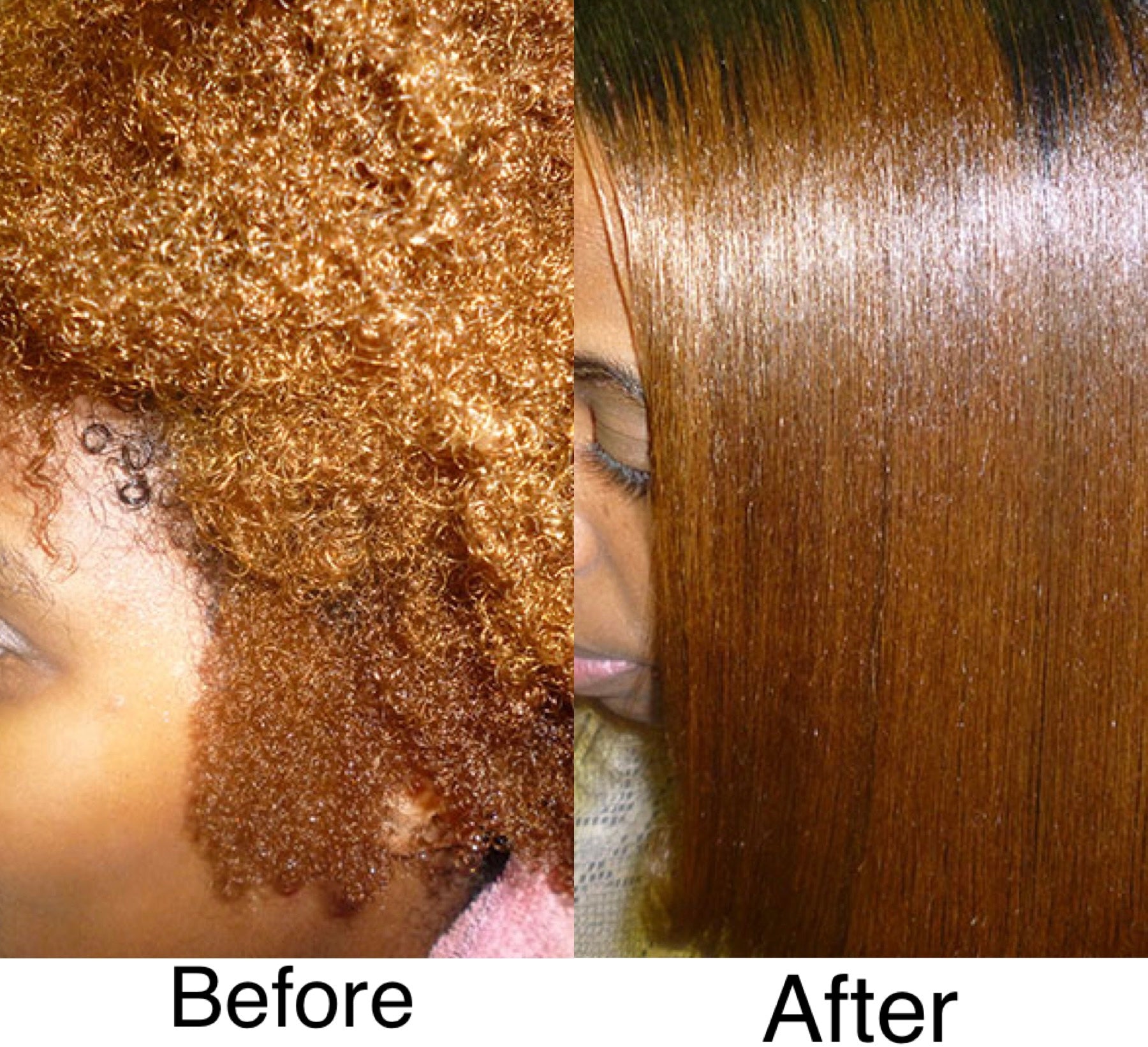 Silk Press Transformation